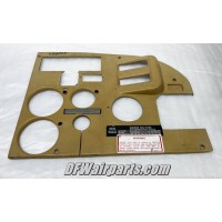 Cessna 210 Right Hand Instrument Panel Overlay / Shock Panel Cover