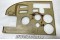 Cessna 210 Right Hand Instrument Panel Overlay / Shock Panel Cover