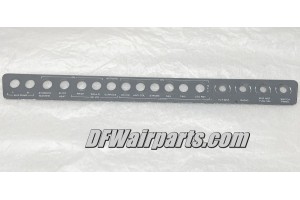 Cessna 310 Circuit Breaker Panel Placard - a