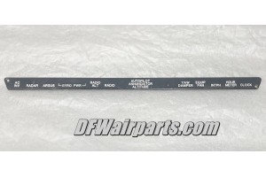 Cessna 310 Circuit Breaker Panel Placard - c