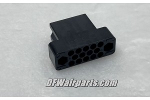 201355-1, 5935-00-944-3669, New Aircraft Avionics 14 Pin AMP Connector 201355-1, 5935-00-944-3669, New Aircraft Avionics 14 Pin AMP Connector