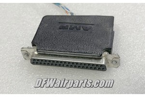 205209-2, DAC-37ST-F0, Mooney Aircraft 37 pin AMP Avionics D-Sub Connector Plug