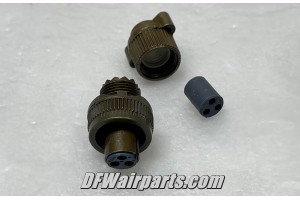 MS3106R10SL-3S, 5935-00-534-7553, New Aircraft Avionics Cannon Plug Connector