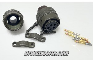 MS3126F14-5S, 5935-01-092-1035, New Aircraft Avionics Cannon Plug Connector