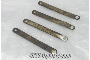 880749-09704,, Lot of 4 Aircraft Avionics Tray 4" Bonding Straps