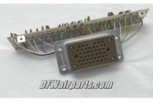 DPD-45-33S-1A, 0104850001, Aircraft Cannon Plug Connector and Circuit Board