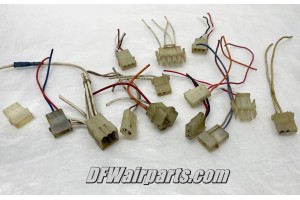 Lot of 14 Aircraft Molex Electrical Connectors