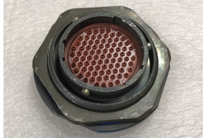 MS27474T22B2P, 5935-01-202-8405, Bendix Aircraft Bulkhead Connector Plug Receptacle