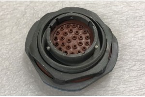 MS27474T16B26P, 5935-01-107-8861, Bendix Aircraft Bulkhead Connector Plug Receptacle