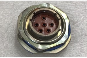 MS27474T16A6P, MS27474T-16A-6P, Bendix Aircraft Bulkhead Connector Plug Receptacle