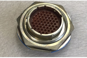 MS27474T22A55PB, MS27474T-22A-55PB, Bendix Aircraft Bulkhead Connector Plug Receptacle