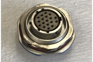 MS27474T14F18S, 5935-00-502-4829, Bendix Bulkhead Aircraft Connector Plug