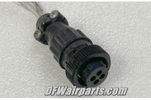 206060-1, 5935-01-090-1561, Mooney Aircraft AMP Avionics Connector Plug