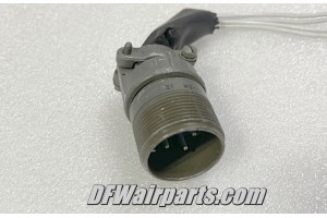 MS3101A-18-04P, AN3101A18-4P, Mooney Aircraft Amphenol Cannon Plug Connector