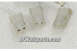 Lot of 3 Mooney Aircraft Molex 2 pin Female Electrical Connectors
