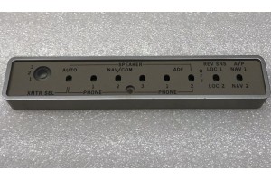 1270493-1-12, CP-127, New Cessna / ARC Audio Panel Faceplate / Lightplate