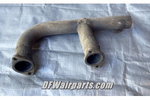 Cessna 140 / 120 / Continental Aircraft Engine Exhaust Stack
