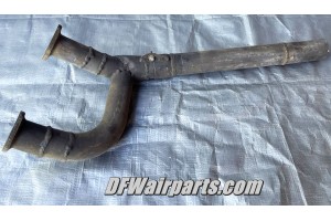 Cessna 140 / 120 / Continental Aircraft Engine Exhaust Stack for repair Cessna 140 / 120 / Continental Aircraft Engine Exhaust Stack for repair