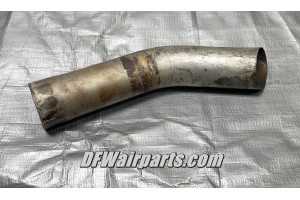 0450338-66,, Continental O-200 Aircraft Engine RH Exhaust Tailpipe 0450338-66,, Continental O-200 Aircraft Engine RH Exhaust Tailpipe