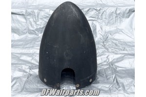 C-12 Huron (?) 30" Tall Four Blade Aircraft Propeller Spinner for Repair C-12 Huron (?) 30" Tall Four Blade Aircraft Propeller Spinner for Repair
