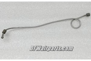 Lycoming / Continental Aircraft Engine Fuel Flow Divider Line, 16" long