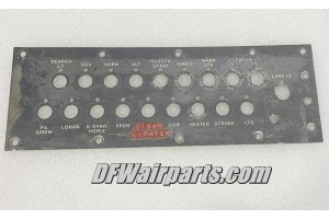 A490-2,, Robinson R22 Helicopter Circuit Breaker Panel