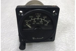 101-384107-3, 570-531, Beechcraft 2 in 1 AC Voltmeter / Frequency Indicator