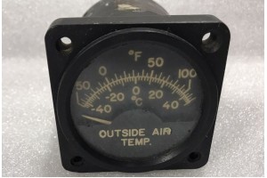 200-2A9/C7B, AN5790-6, Twin Cessna Aircraft Outside Air Temperature Indicator