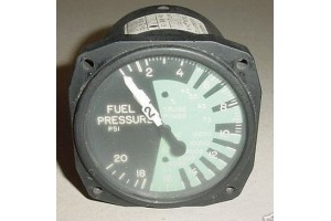 22-868, 0813624-1, Twin Cessna Aircraft Fuel Pressure Indicator