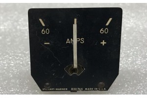 820765, 440450, Piper Aircraft Amps / Ammeter Cluster Gauge Indicator