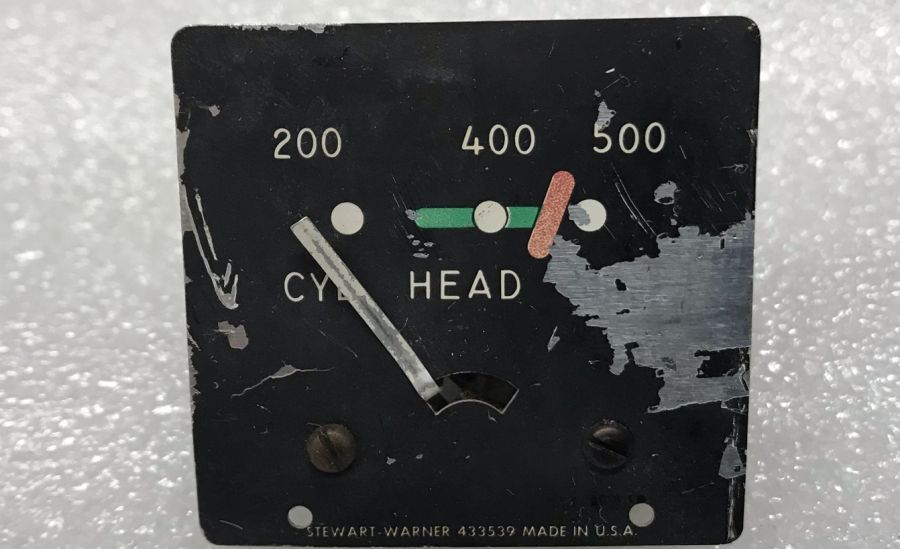433539,, Cessna Cylinder Head Temperature / CHT Cluster Gauge Indicator