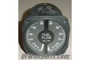 22-868-034-2A, 550-681, Twin Piper Aircraft Fuel Flow Indicator