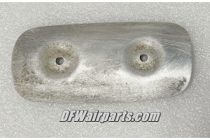 PA-28 Piper Cherokee Rudder Pedal Backing Plate for 62866-000 Pedal PA-28 Piper Cherokee Rudder Pedal Backing Plate for 62866-000 Pedal