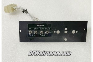 Piper Aircraft Comm Selection / Audio Control Panel
