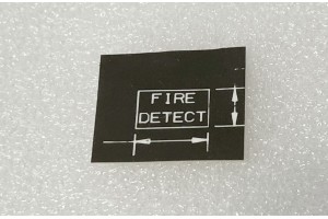 656-131, 656 131, Piper Aircraft Fire Detection System Decal