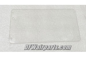 Piper Engine Cluster Gauge Housing Lexan Cover for 548-903 / 6247-00358
