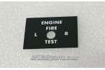 683-266, 683 266, Piper Aircraft Engine Fire Test Placard