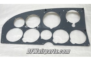 Piper Aircraft Left Hand Instrument Shock Panel for Display Piper Aircraft Left Hand Instrument Shock Panel for Display