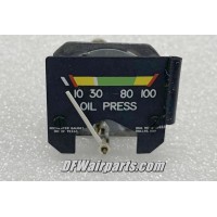 548-797, 5-1365B, New 87363-002 Piper SENECA III Cluster Oil Pressure Gauge